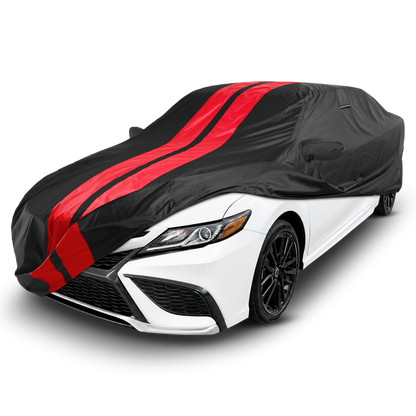 Black with Red Stripe