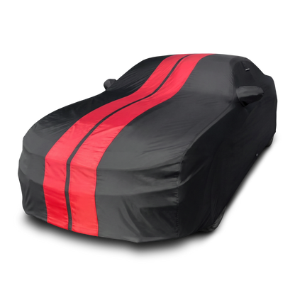 Black with Red Stripe