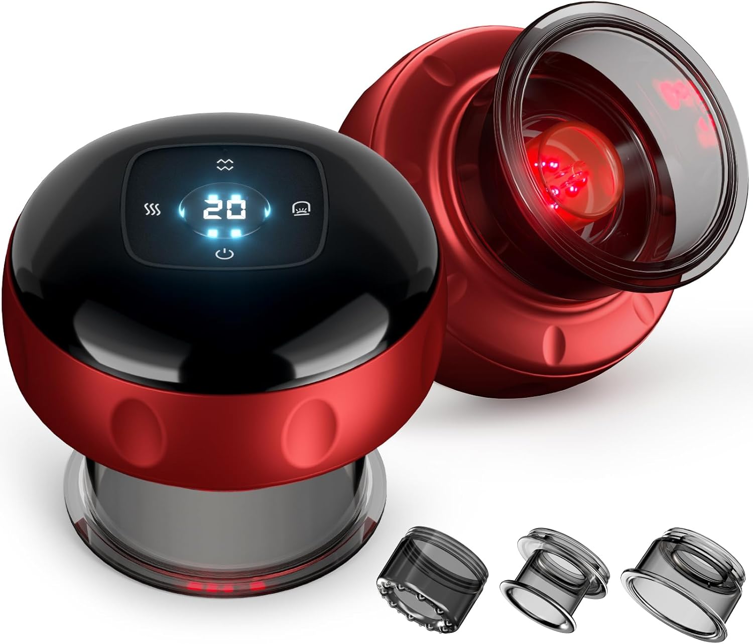 The Cordia Smart Cupper device with three cup heads