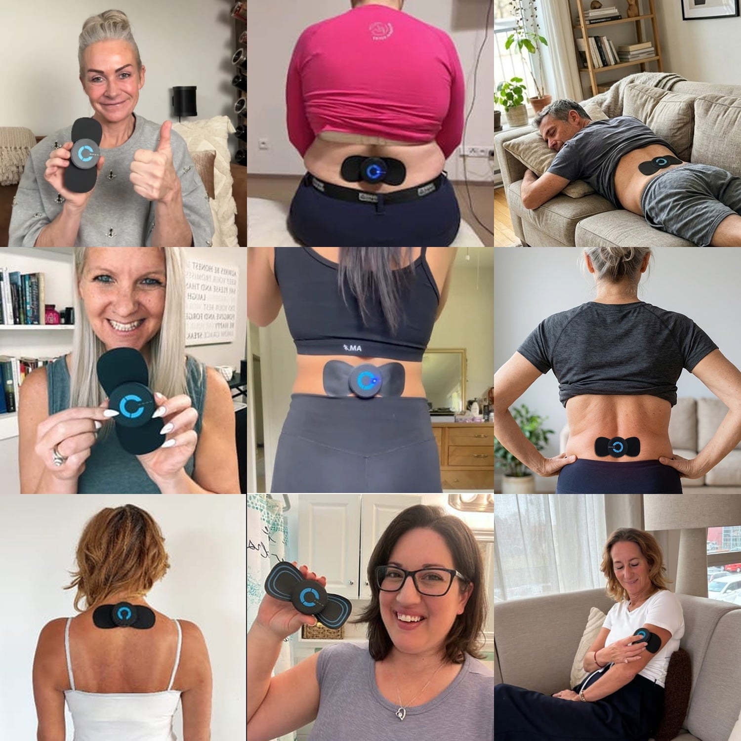 Real Cordia customers using the device at home
